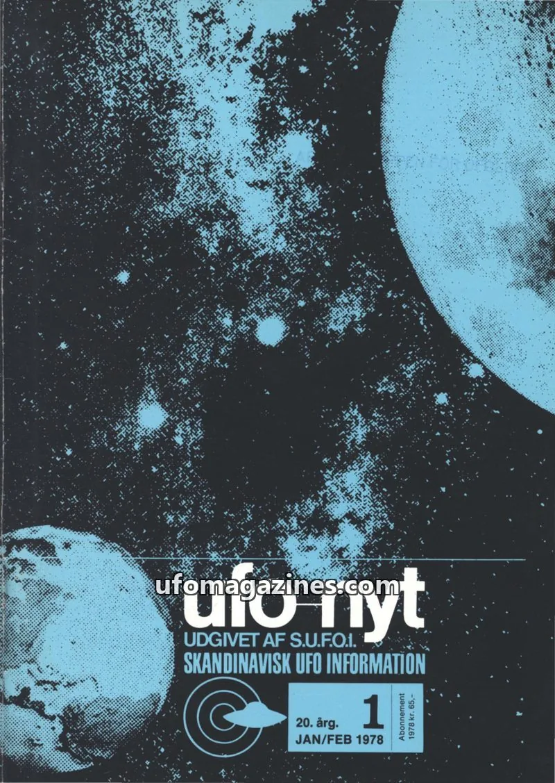 Cover of UFO Nyt (SUFOI) issue 1: ufo-nyt