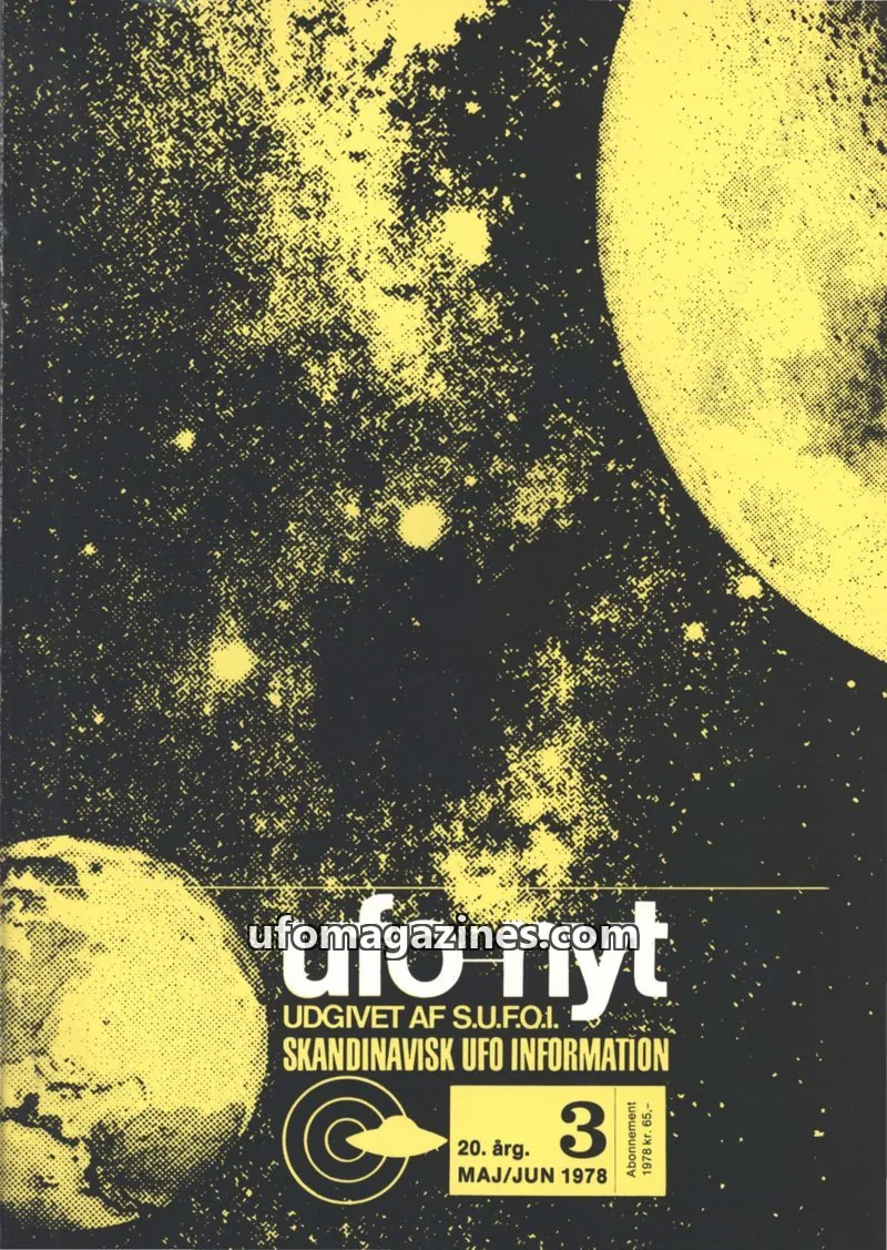 Cover of UFO Nyt (SUFOI) issue 3: ufo nyt