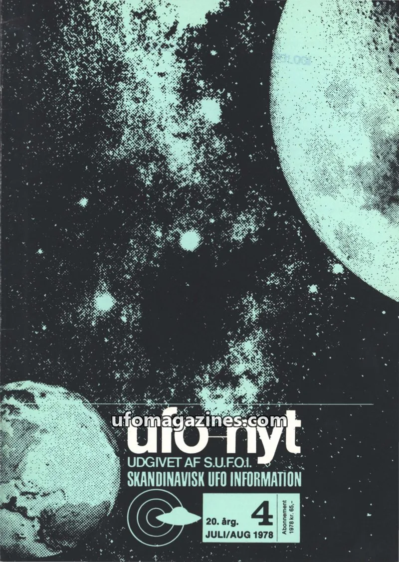 Cover of UFO Nyt (SUFOI) issue 4: ufo nyt
