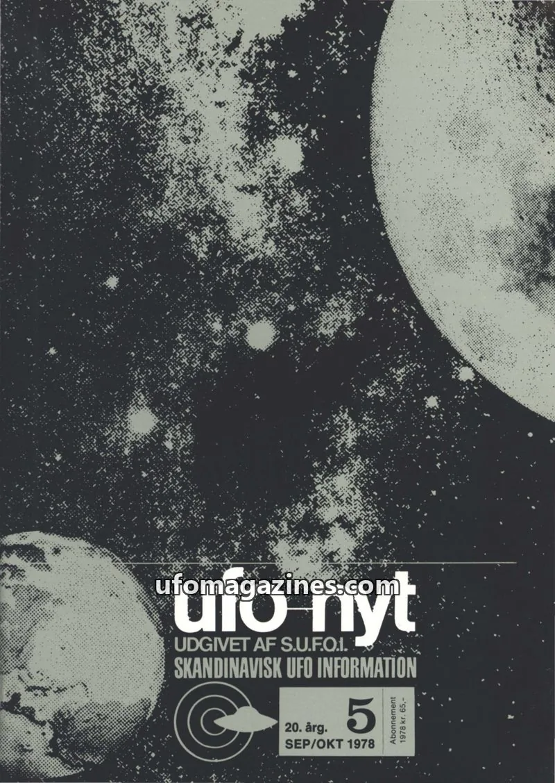 Cover of UFO Nyt (SUFOI) issue 5: ufo nyt