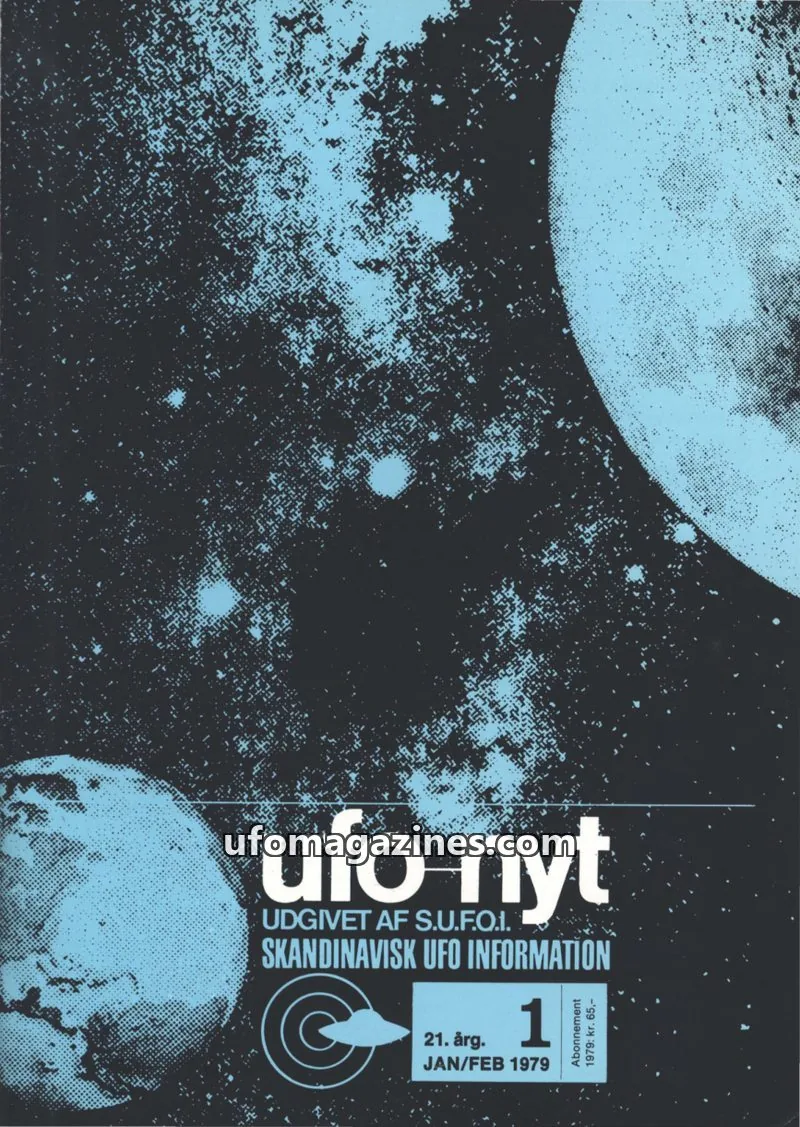 Cover of UFO Nyt (SUFOI) issue 1: ufo-nyt