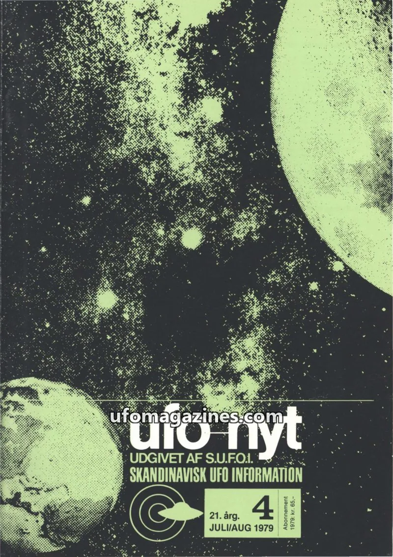 Cover of UFO Nyt (SUFOI) issue 4: ufo nyt