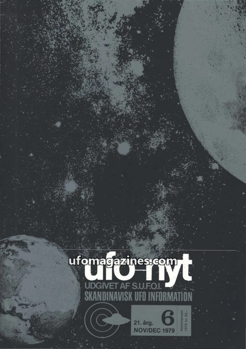 Cover of UFO Nyt (SUFOI) issue 6: ufo nyt