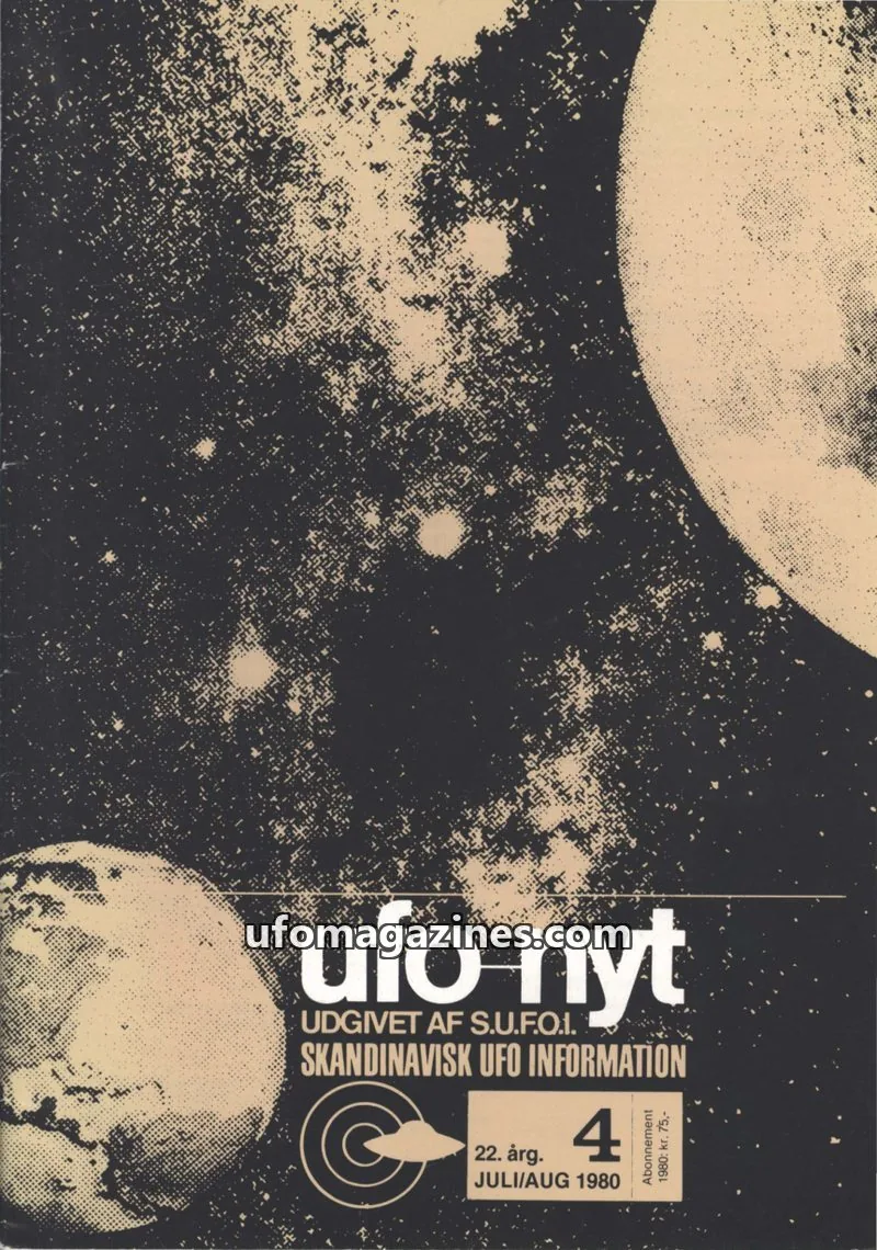Cover of UFO Nyt (SUFOI) issue 4: ufo nyt