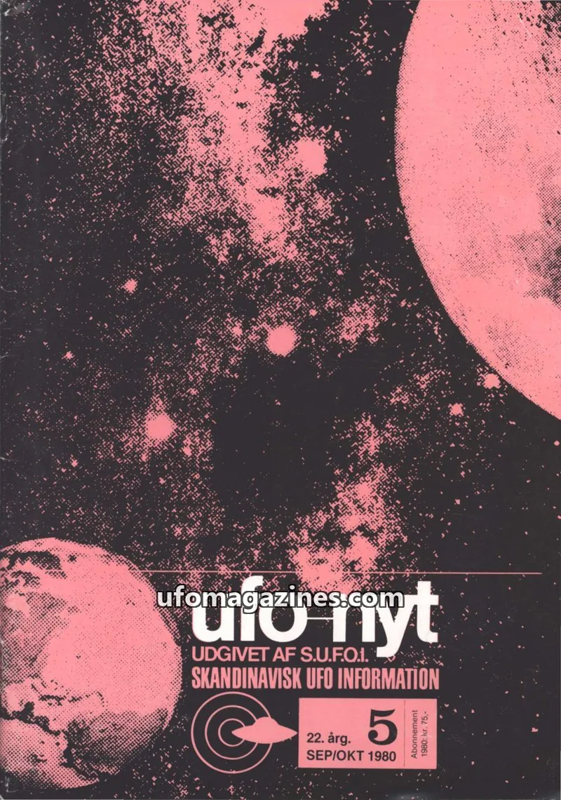 Cover of UFO Nyt (SUFOI) issue 5: ufo nyt