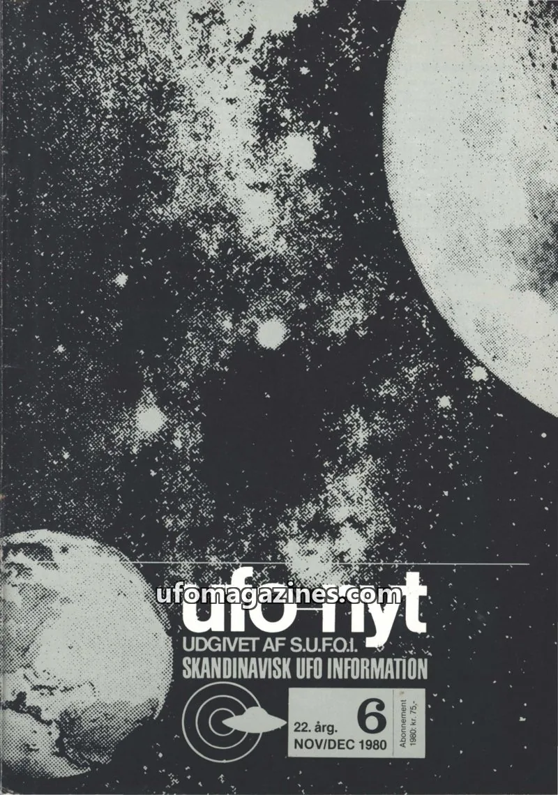 Cover of UFO Nyt (SUFOI) issue 6: ufo nyt