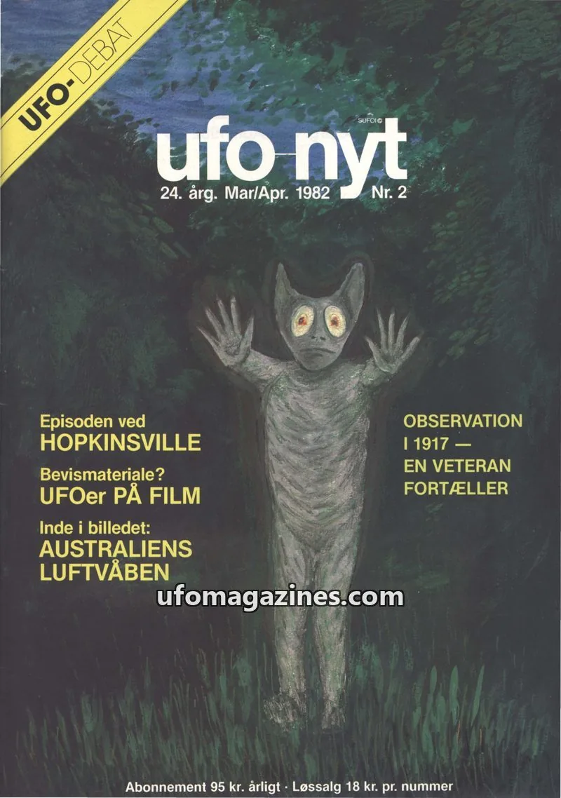 Cover of UFO Nyt (SUFOI) issue Nr. 2: UFO nyt