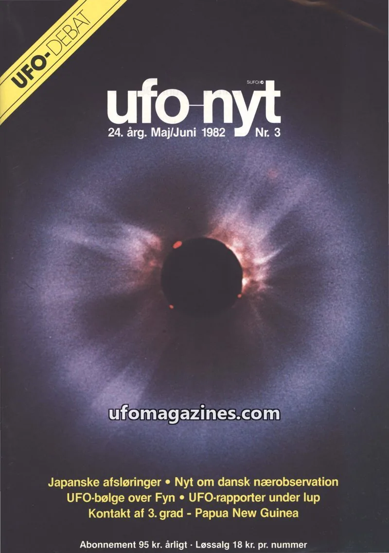 Cover of UFO Nyt (SUFOI) issue 3: UFO-nyt
