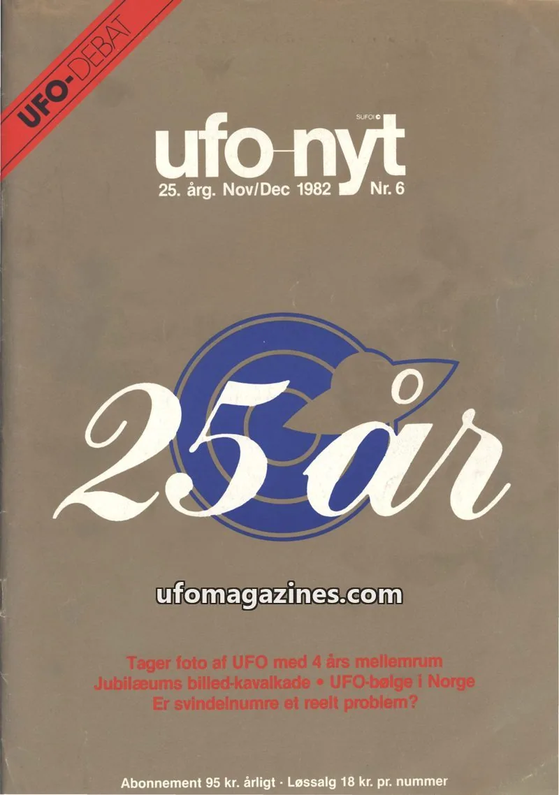 Cover of UFO Nyt (SUFOI) issue 6: UFO-NYT