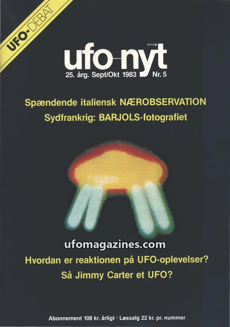 Cover of UFO Nyt (SUFOI) issue 5: UFO-NYT
