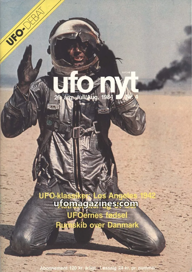 Cover of UFO Nyt (SUFOI) issue 4: ufo nyt