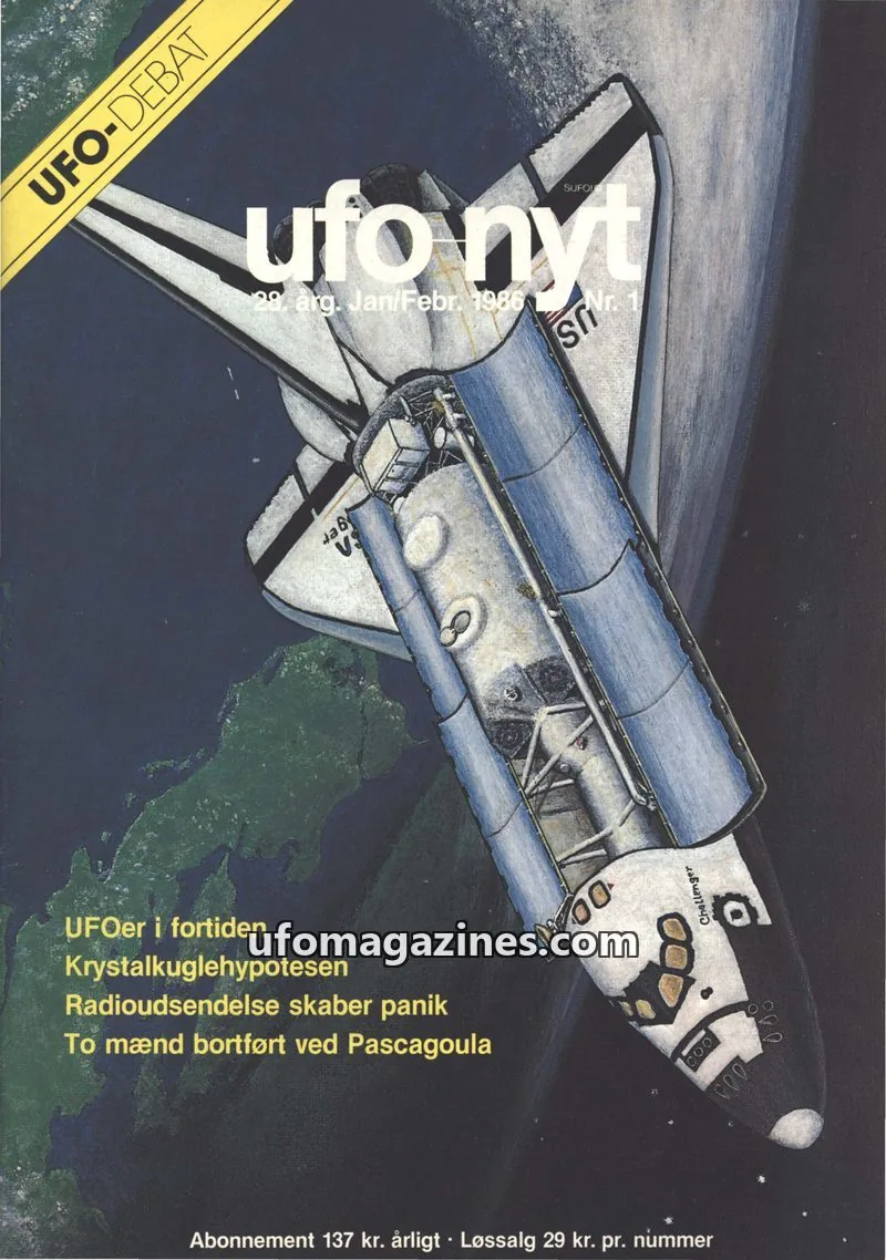 Cover of UFO Nyt (SUFOI) issue 1: ufo nyt