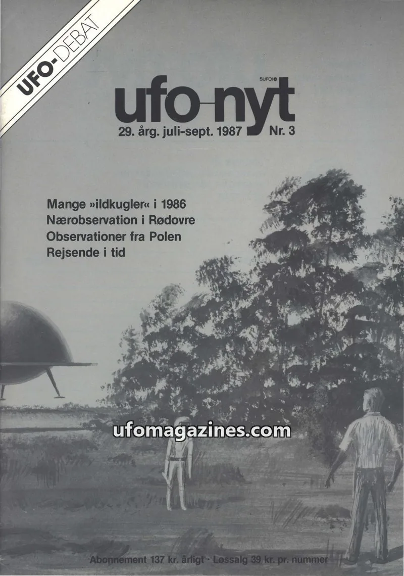 Cover of UFO Nyt (SUFOI) issue 3: ufo nyt