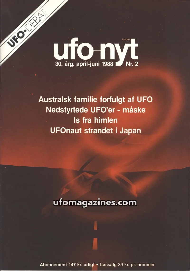 Cover of UFO Nyt (SUFOI) issue Nr. 2: ufo-nyt