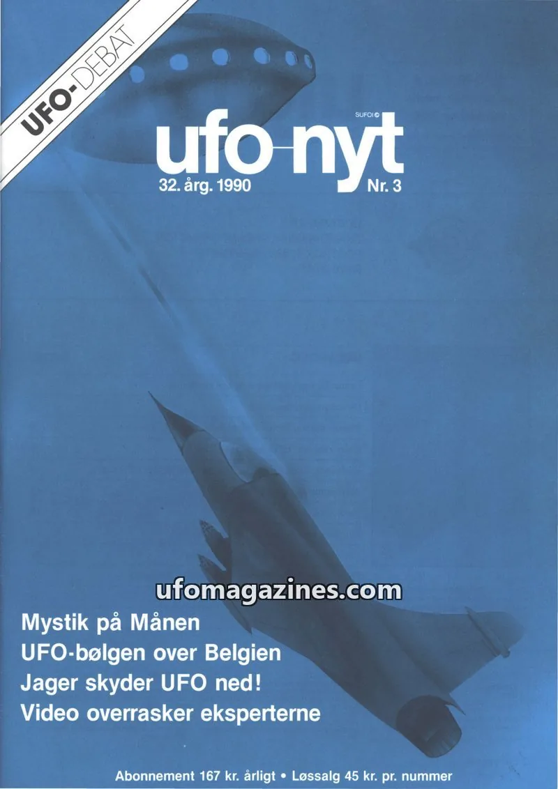 Cover of UFO Nyt (SUFOI) issue Nr. 3: ufo-nyt
