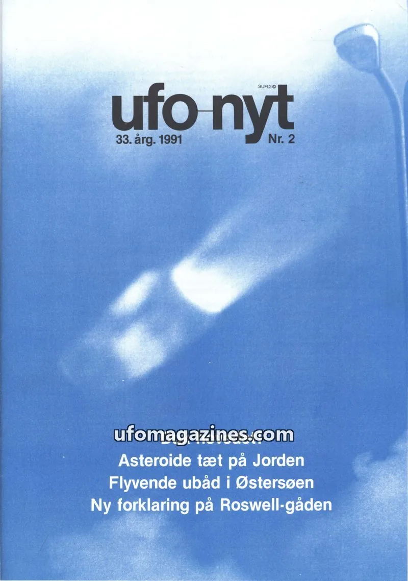 Cover of UFO Nyt (SUFOI) issue Nr. 2: UFO-Nyt