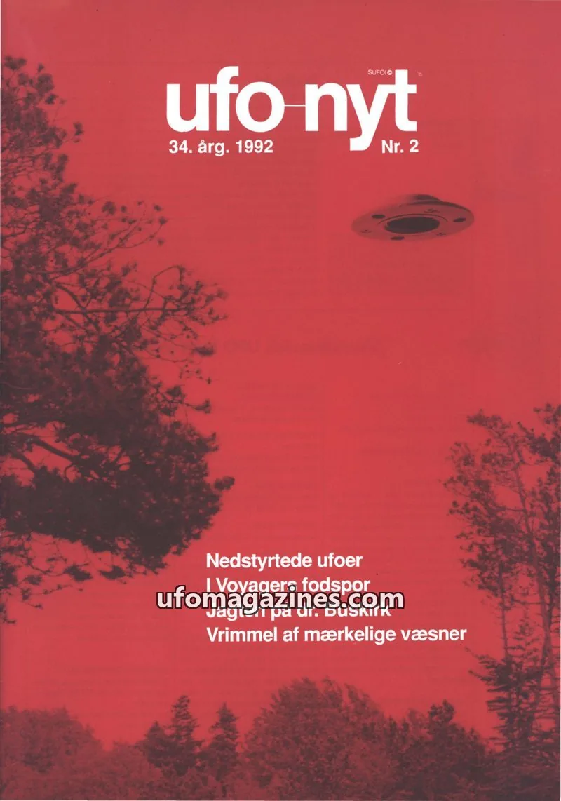 Cover of SUFOI issue Nr. 2: ufo nyt