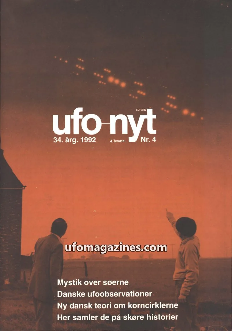 Cover of UFO Nyt (SUFOI) issue Nr. 4: ufo nyt