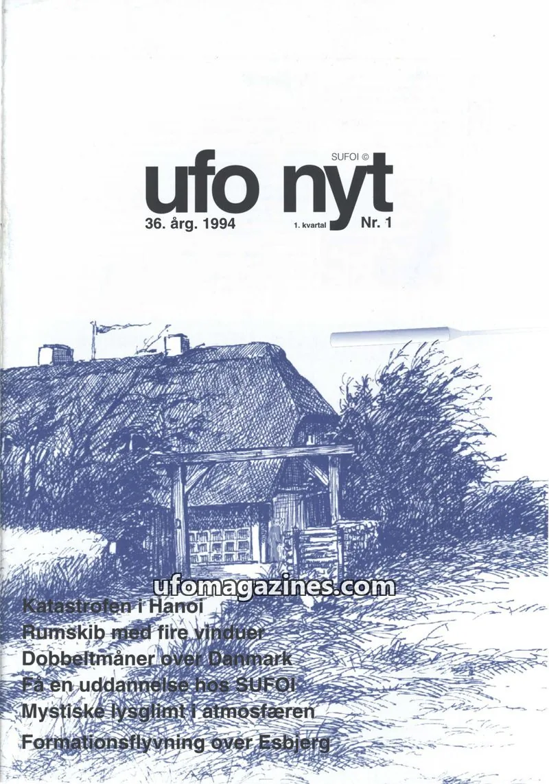 Cover of UFO Nyt (SUFOI) issue 1/94: ufo nyt