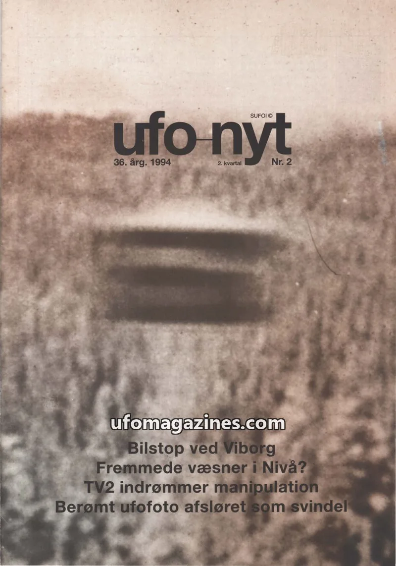 Cover of SUFOI issue Nr. 2: ufo nyt