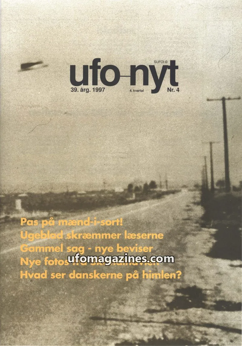 Cover of SUFOI issue Nr. 4: ufo-nyt