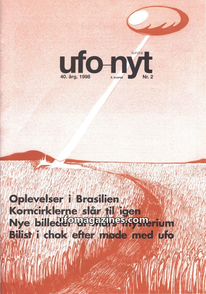 Cover of UFO Nyt (SUFOI) issue 2: ufo nyt
