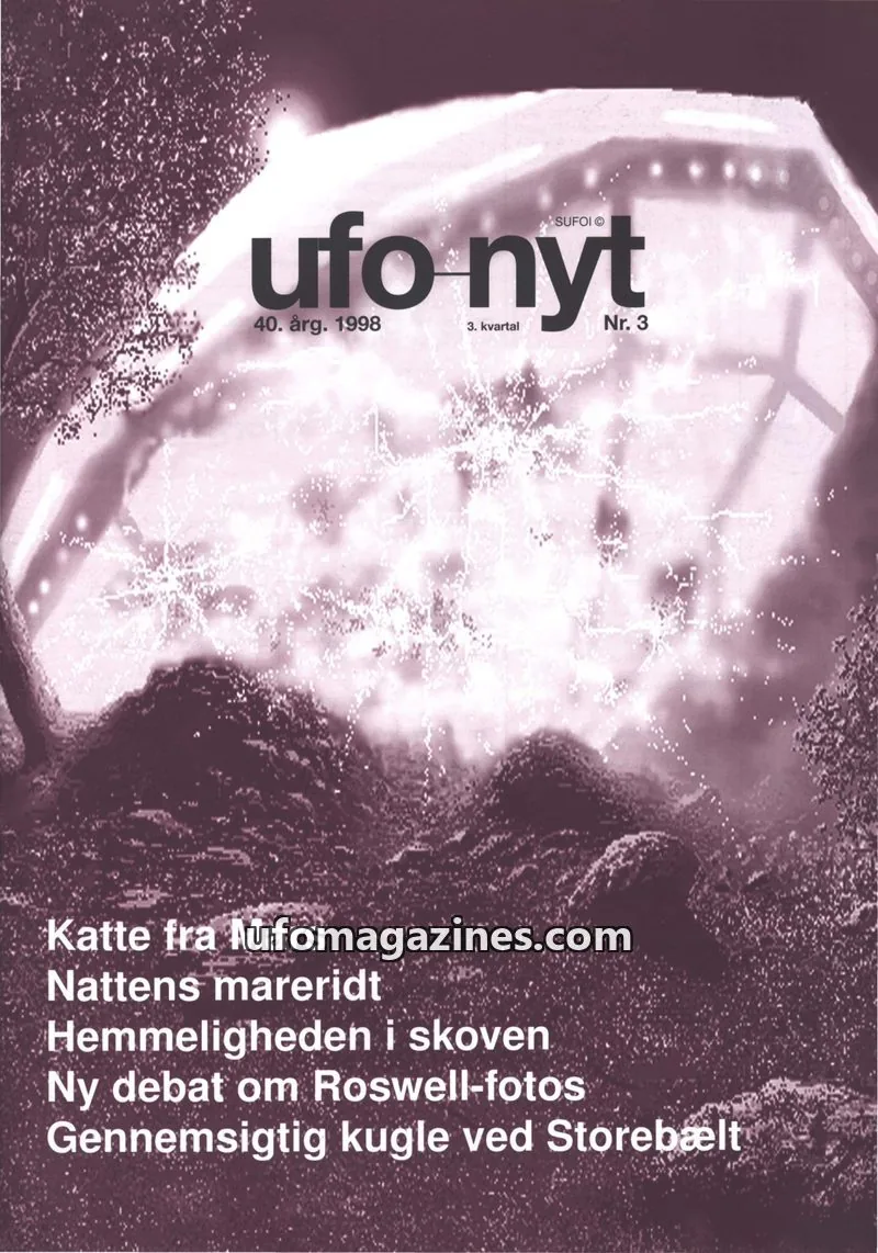 Cover of SUFOI issue Nr. 3: ufo-nyt