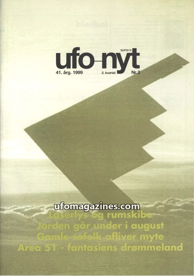 Cover of SUFOI issue Nr. 2: ufo-nyt