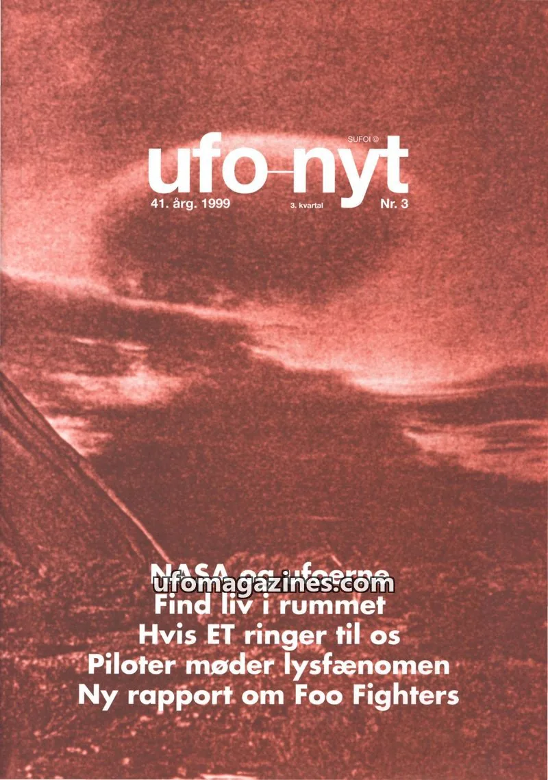 Cover of SUFOI issue Nr. 3: ufo nyt