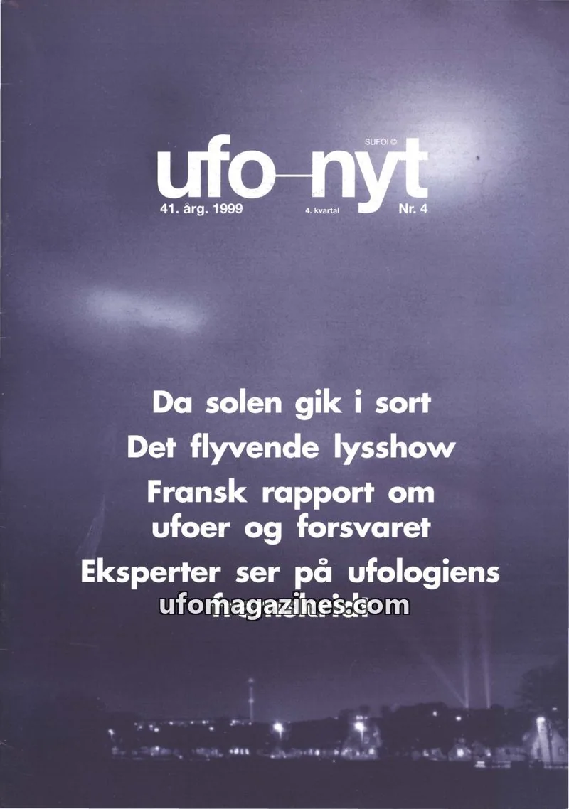 Cover of SUFOI issue Nr. 4: ufo nyt
