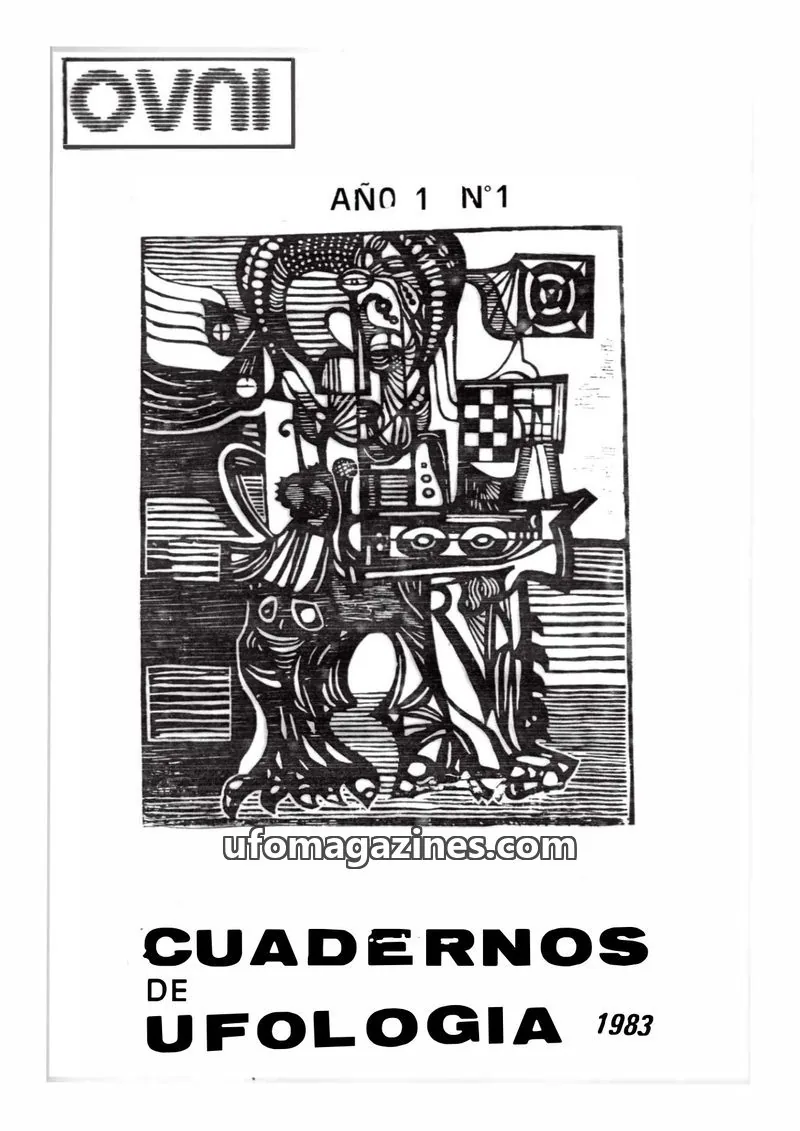 Cover of OVNI issue 1: CUADERNOS DE UFOLOGIA