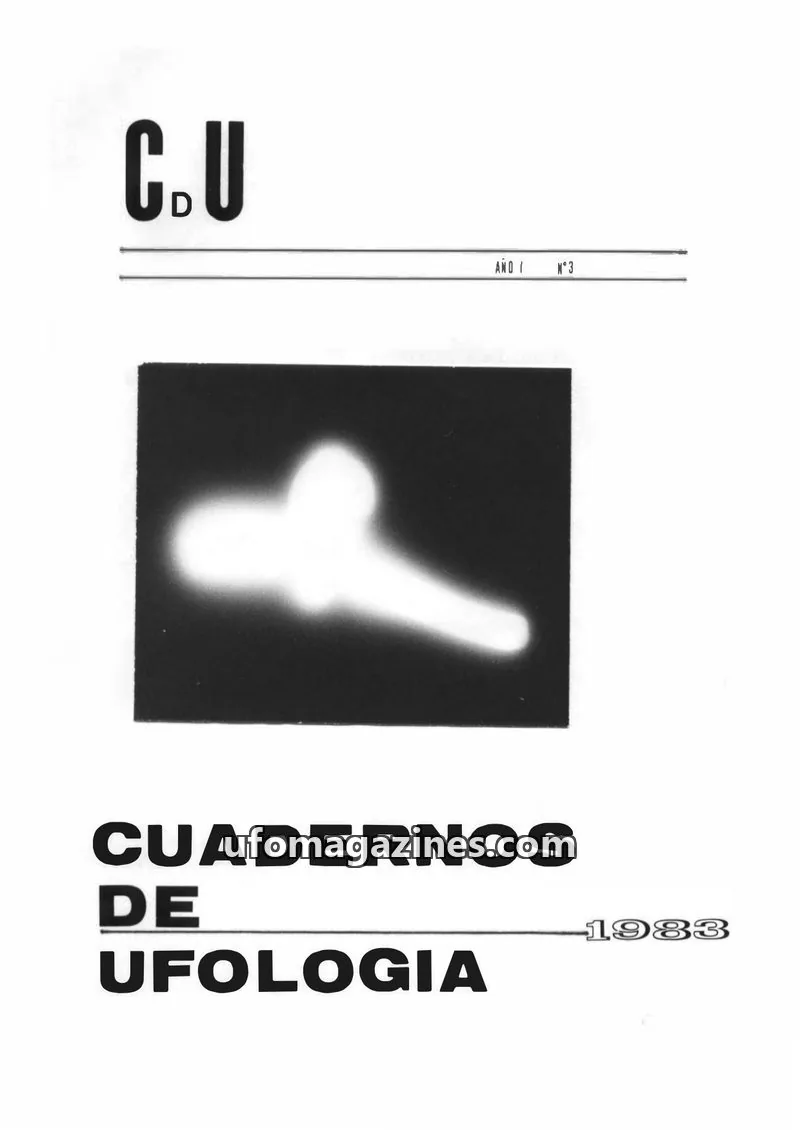 Cover of Cuadernos de Ufologia (Fundacion Anomalia) issue N°3: CUADERNOS DE UFOLOGIA