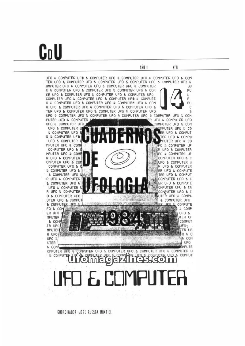 Cover of Cuadernos de Ufologia (Fundacion Anomalia) issue N°6: CUADERNOS DE UFOLOGIA