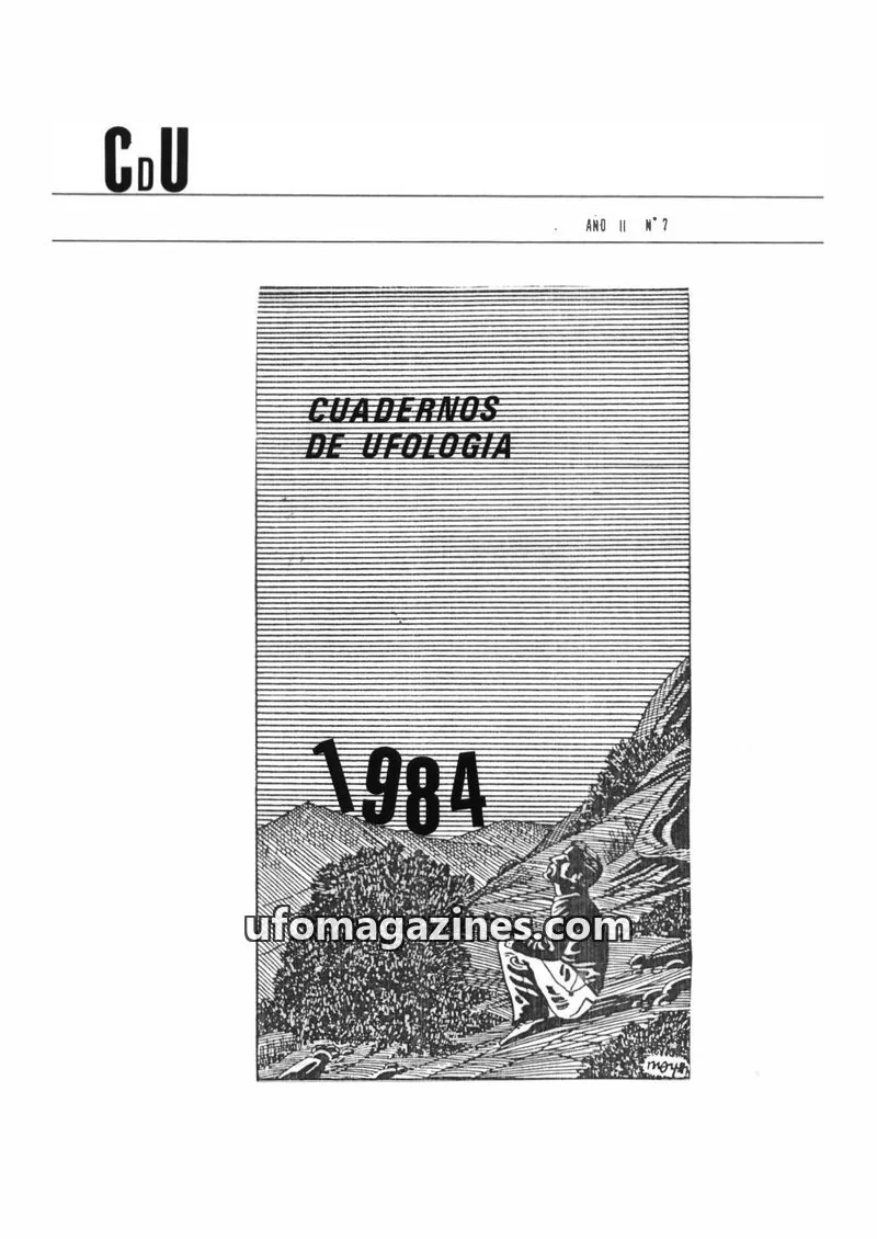 Cover of Cuadernos de Ufologia (Fundacion Anomalia) issue 7: CUADERNOS DE UFOLOGIA