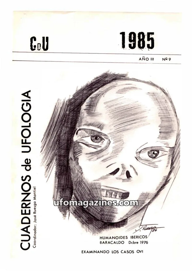 Cover of Cuadernos de Ufologia (Fundacion Anomalia) issue 9: CUADERNOS de UFOLOGIA