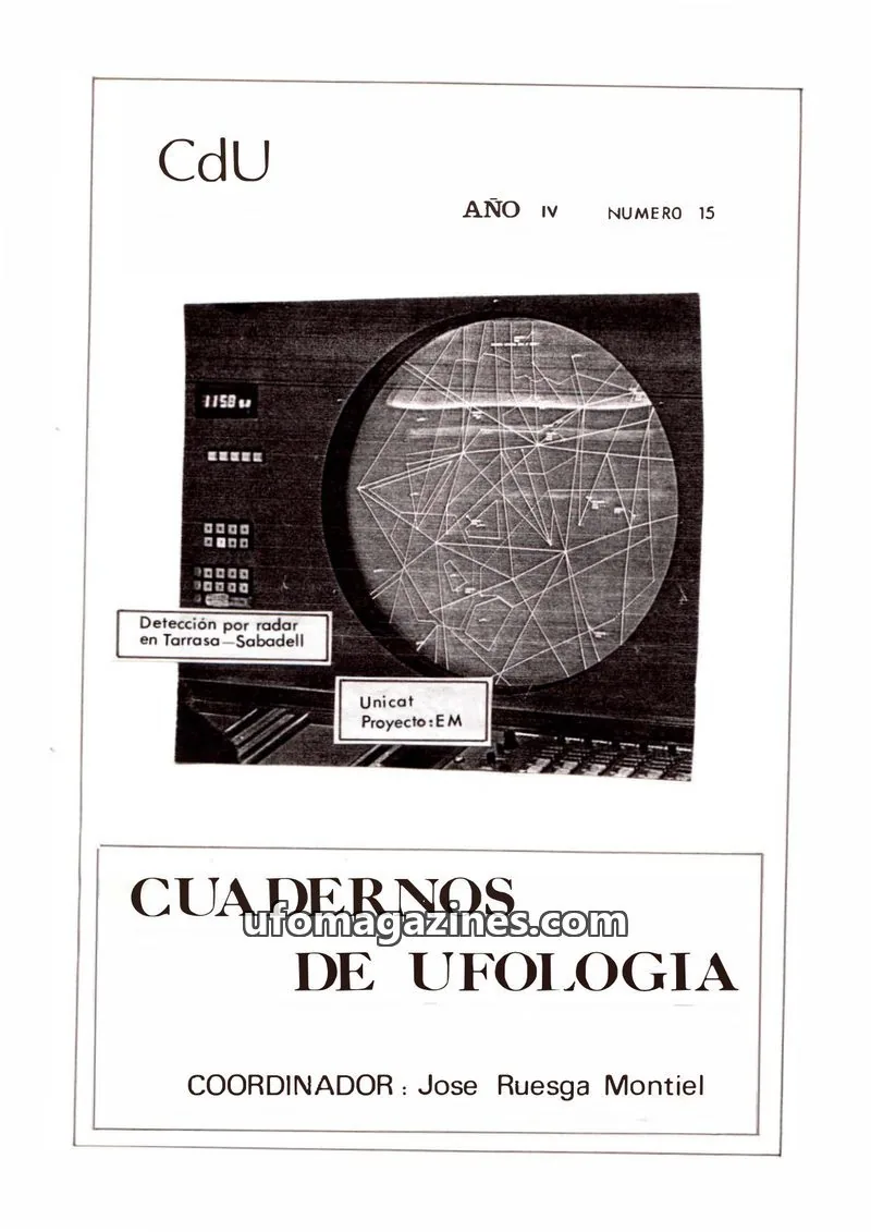 Cover of Cuadernos de Ufologia (Fundacion Anomalia) issue 15: CUADERNOS DE UFOLOGIA