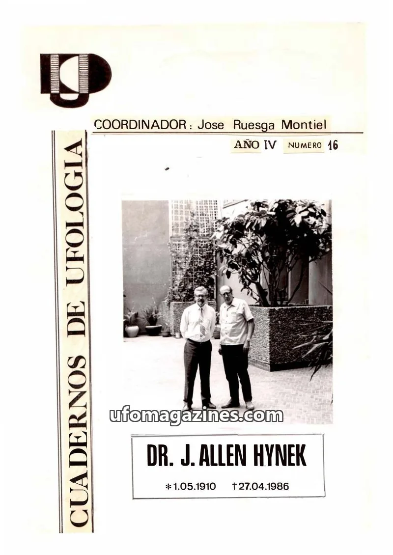 Cover of Cuadernos de Ufologia (Fundacion Anomalia) issue 16: CUADERNOS DE UFOLOGIA