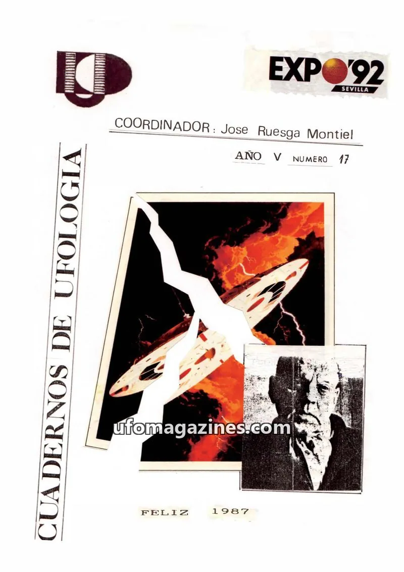 Cover of Cuadernos de Ufologia (Fundacion Anomalia) issue 17: CUADERNOS DE UFOLOGIA