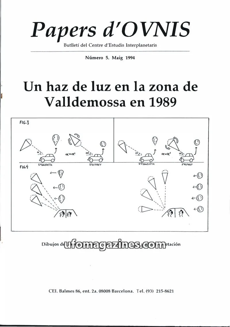 Cover of Papers d'Ovnis (CEI, eISSN 2604-1391) issue 5: Papers d'OVNIS