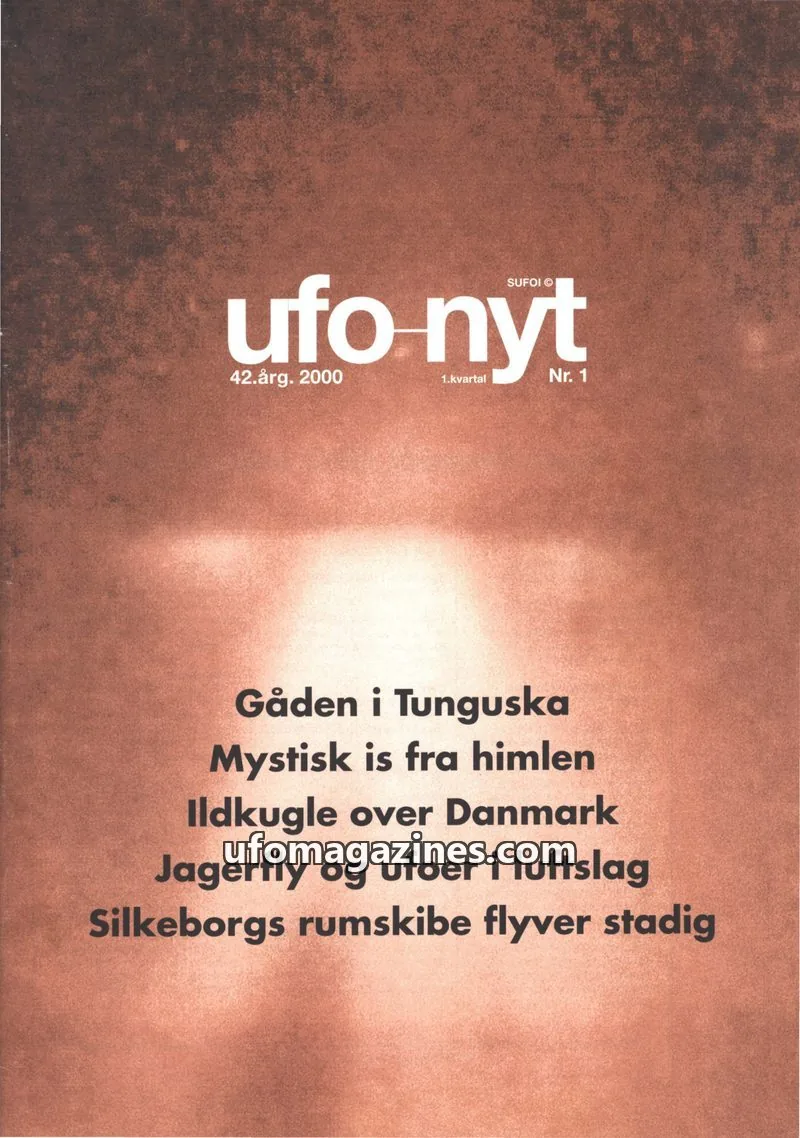 Cover of SUFOI issue Nr. 1: ufo-nyt
