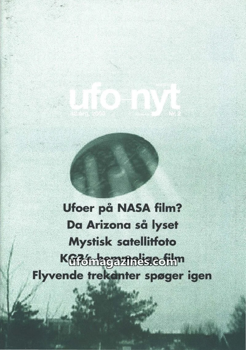 Cover of UFO Nyt (SUFOI) issue Nr. 2: ufo nyt