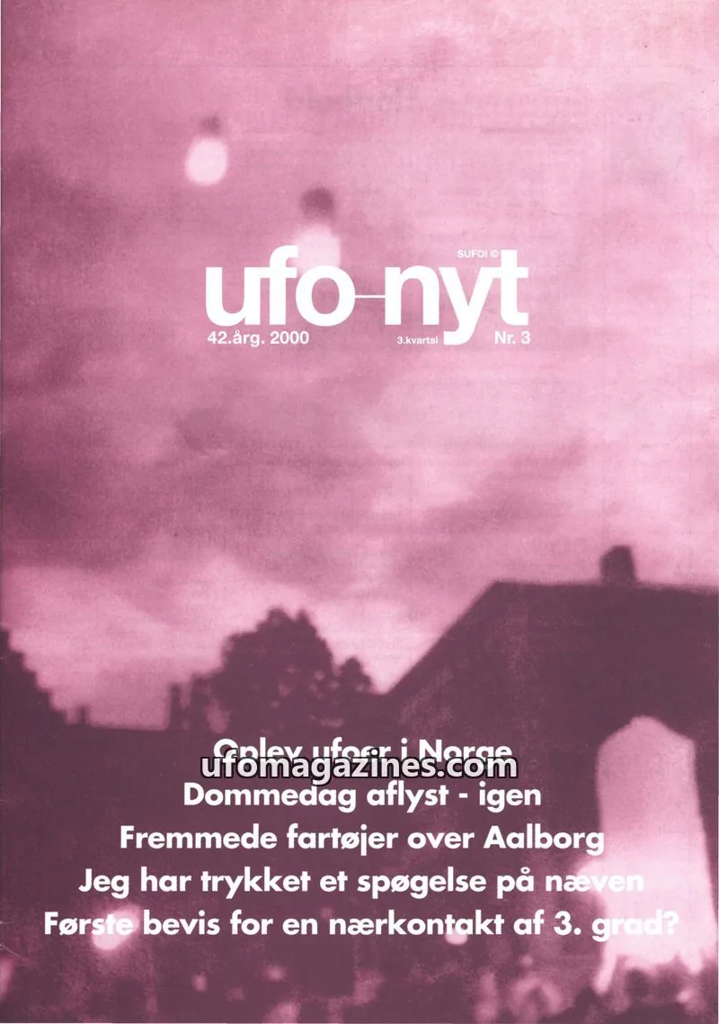 Cover of SUFOI issue 3: ufo nyt