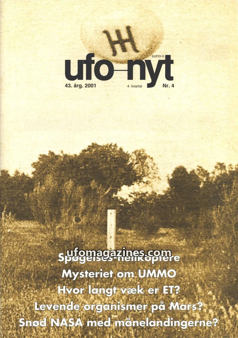 Cover of SUFOI issue 4: ufo-nyt