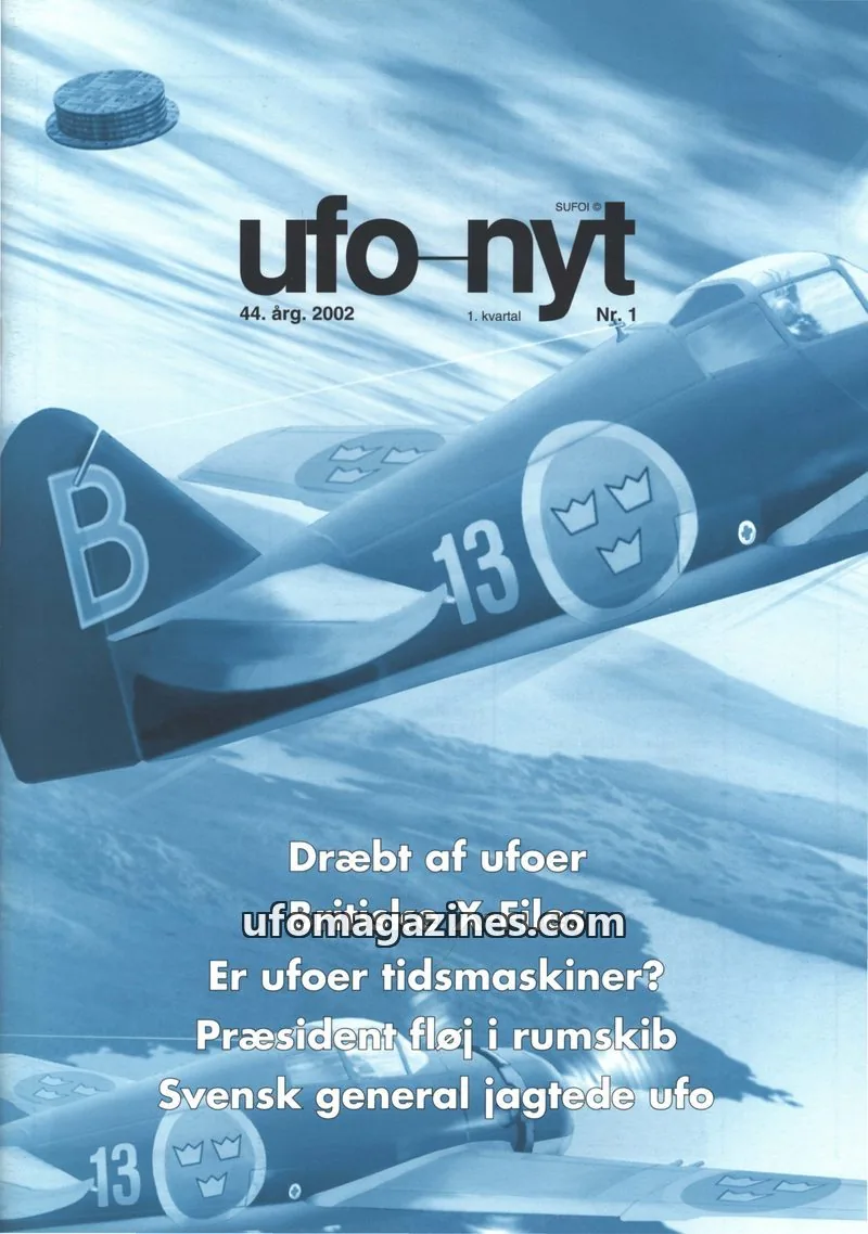 Cover of UFO Nyt (SUFOI) issue 1: ufo nyt