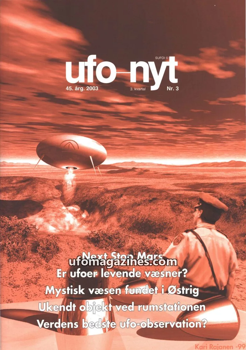 Cover of SUFOI issue Nr. 3: ufo nyt