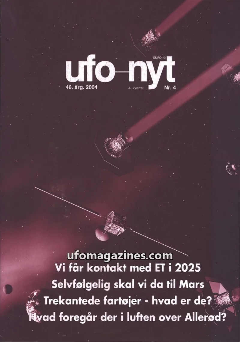 Cover of UFO Nyt (SUFOI) issue Nr. 4: ufo-nyt