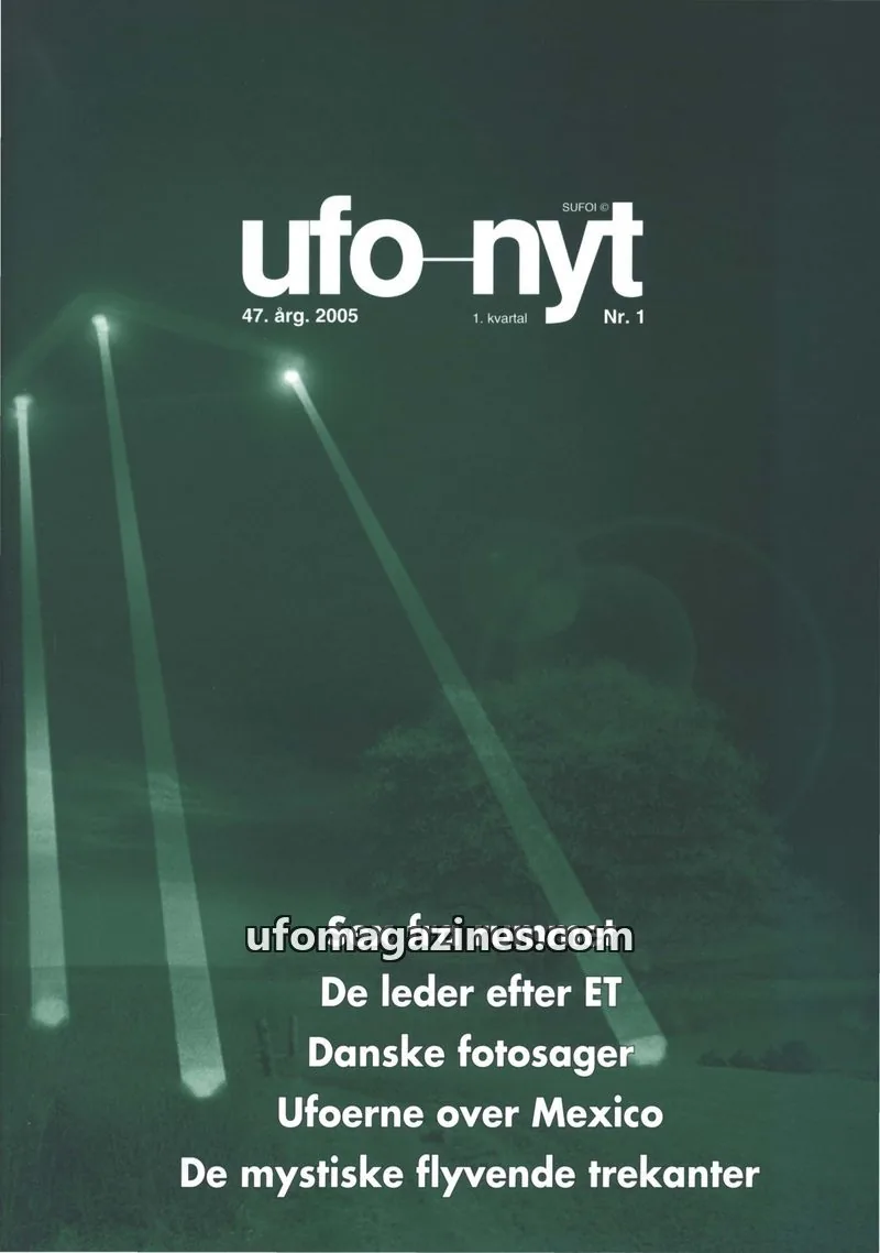 Cover of UFO Nyt (SUFOI) issue 1: UFO-nyt