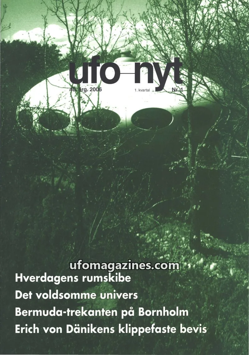 Cover of SUFOI issue 1/2006: UFO-Nyt