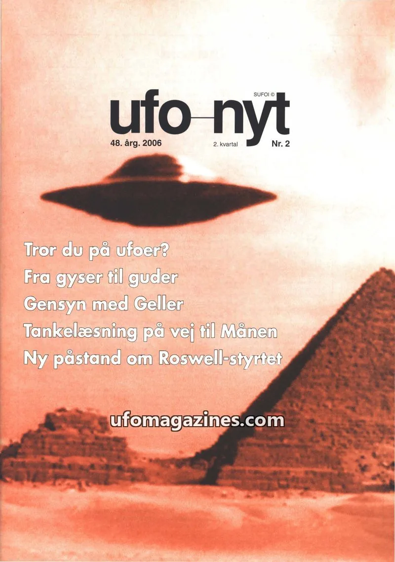 Cover of UFO Nyt (SUFOI) issue 2: ufo-nyt