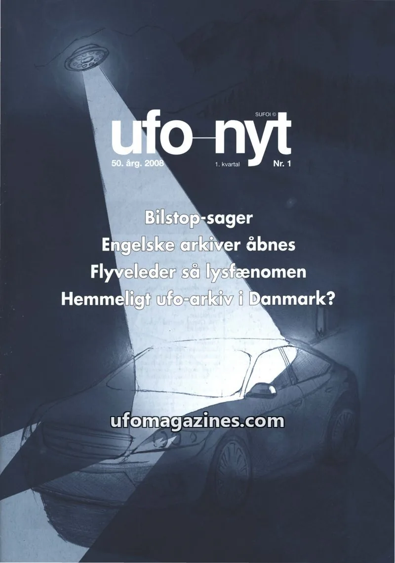 Cover of UFO Nyt (SUFOI) issue 1: ufo-nyt